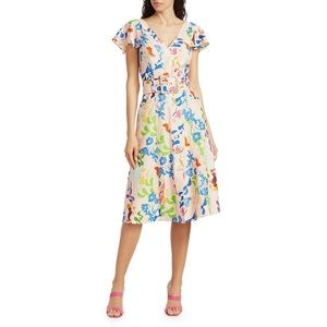 Tanya Taylor “Jan” floral midi dress